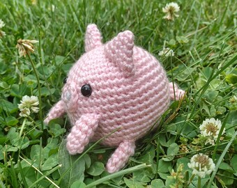 Roly Poly Piglet PDF Sewing Pattern - Piglet Pattern, Pig Crochet Pattern, Stuffie Pattern, Crochet Pig Pattern, Piglet PDF, Easy Crochet