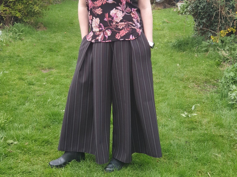 Posy Pleated Pants PDF Sewing Pattern Bottoms Pattern Pleat Etsy