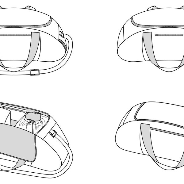 Gym Bag Pattern Etsy