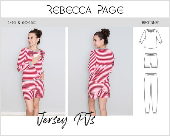 Jersey Pjs PDF Sewing Pattern Pjs Pattern Jersey Pjs Pattern Comfy Pjs Pattern Pjs Sewing Pattern Pjs PDF Easy Pajamas Pattern Easy Etsy Canada