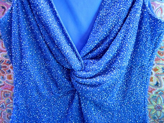 Beaded Blouse Laurence Kazar, Paris, New York /Vin