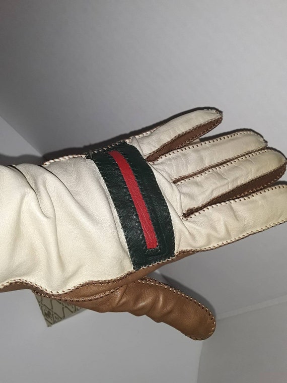 Vintage Designer Leather Gloves, Designer Style So