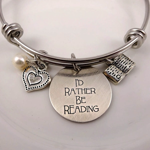 Book Charm Bracelet Etsy