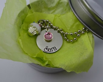 Cupcake Necklace - Personalized Jewelry or Girls - Christmas Gift - Birthday Party Favor -  Girl's Gift
