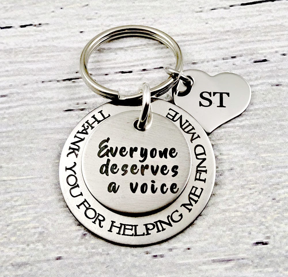 Years of Service Metal Keychain