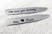 Collar Stays, We Love You Daddy, Personalized Collar Stays, Set of Two, Engraved,  Father's Day Gift, Grandpa, Dad, Valentine's Day Gift 