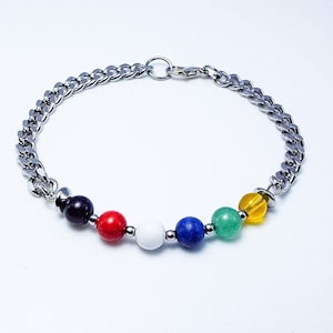 Cynthia Lynn&quot;THE GREATEST GIFT&quot; Unisex Men&#39;s and Women&#39;s Christian Gospel Story Stainless Steel Gemstone Bracelet