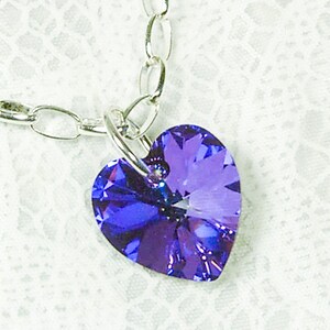Cynthia Lynn &quot;DARING HEART&quot; Sterling Silver Brilliant Swarovski Heliotrope Xilion Heart Shape Crystal Bracelet