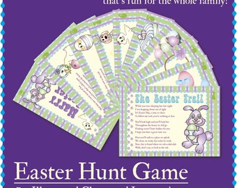 Easter Egg Treasure Hunt Game - Instant Download