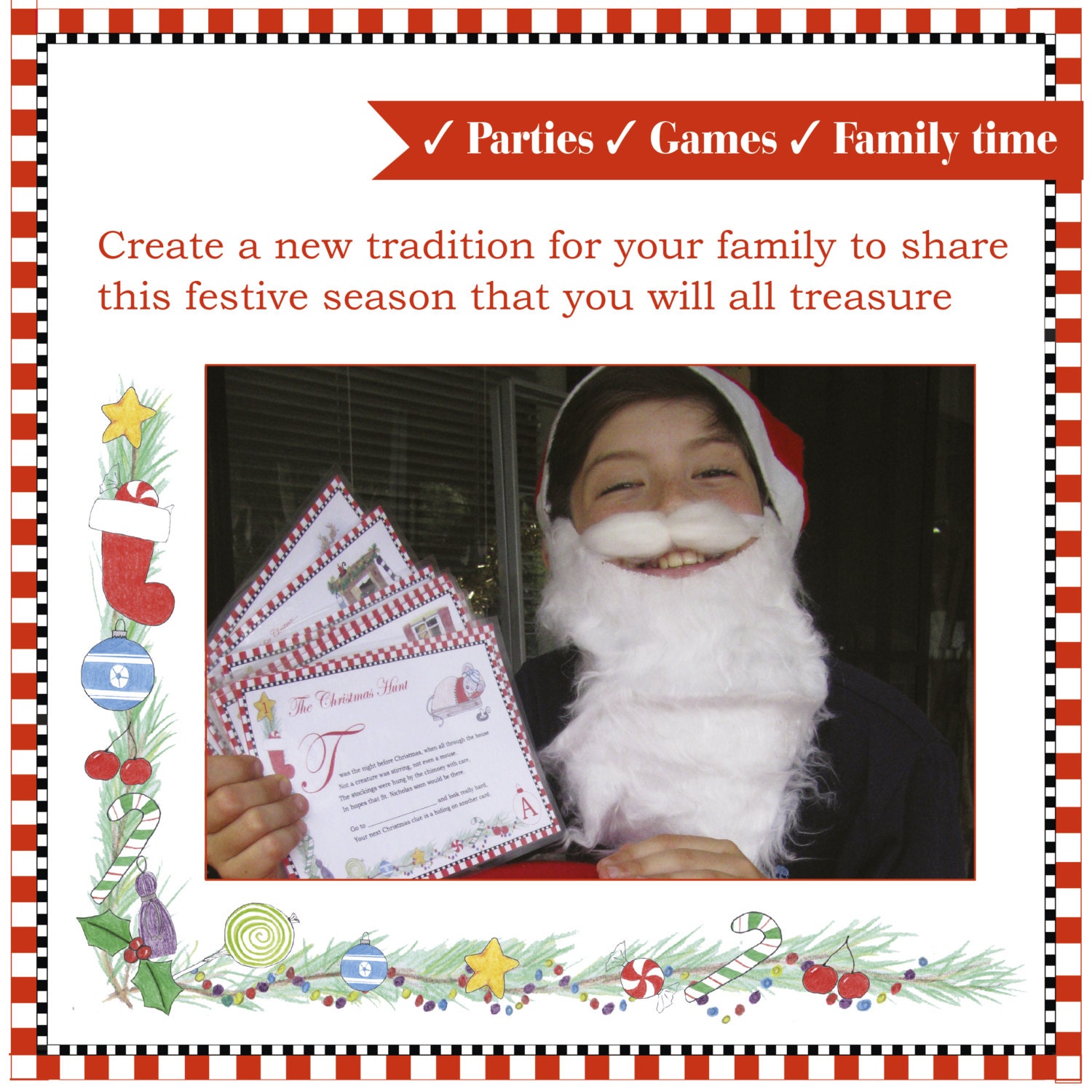 Twas the Night Before Christmas Treasure Hunt Game - Etsy Australia