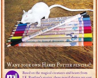 Harry Potter Pencils - Make your own!
