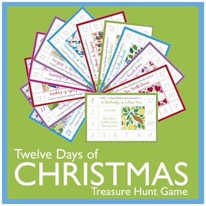12 Days of Christmas Treasure Hunt Game