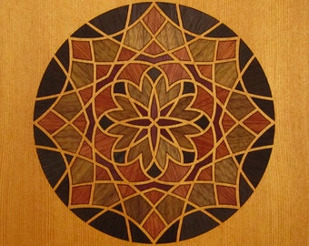 Wood Laser Marquetry Inlay wood puzzle DIY Wood Craft Kit-Altairian 102K - Wall Art- Home Decor