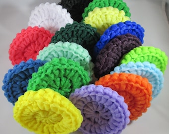 FREE SHIPPING. Tulle scrubbies, set of 13.