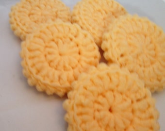 Heavy duty tulle scrubbies