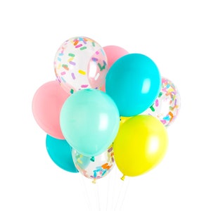 Ice Cream Balloons, Ice Cream Party Decorations, Sprinkle Balloons, Handmade with Happiness® in the USA image 1