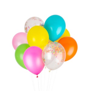 Fiesta Classic Balloons (12 Balloons) - Handmade with Happiness® in the USA - Cinco de Mayo Decorations