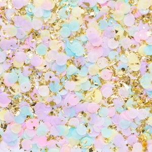 Pastel Ice Cream Party, Ice Cream Party Decorations, Sprinkle Party Decor - Cupcake Confetti