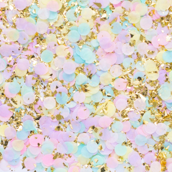 Pastel Ice Cream Party, Ice Cream Party Decorations, Sprinkle Party Decor - Cupcake Confetti