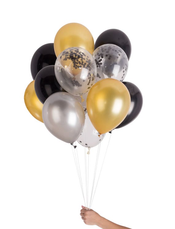 Sylwester Balony New Years Eve Party Sylwestra Dekoracje Etsy
