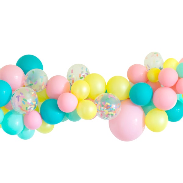 Ice Cream Balloons, Ice Cream Balloon Garland, Sprinkle Balloons, Handmade with Happiness® in the USA