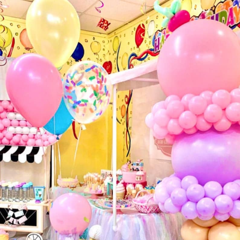 Ice Cream Balloons, Ice Cream Party Decorations, Sprinkle Balloons, Handmade with Happiness® in the USA image 5