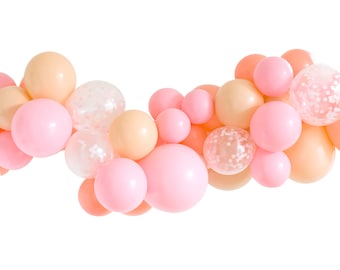 Pink Balloons, Pink Balloon Garland, Girl Baby Shower, Princess Party Decor, Bridal Shower Decor