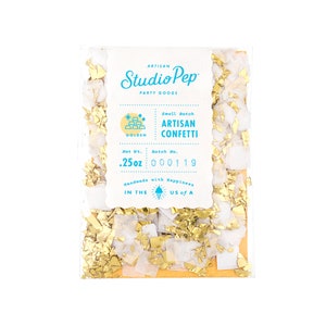 Golden Confetti - Handmade with Happiness® in the USA
