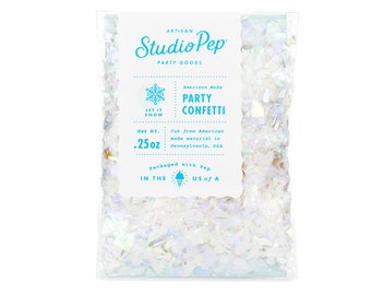 Let It Snow Confetti - Packaged with Pep® in the USA, Made in the USA