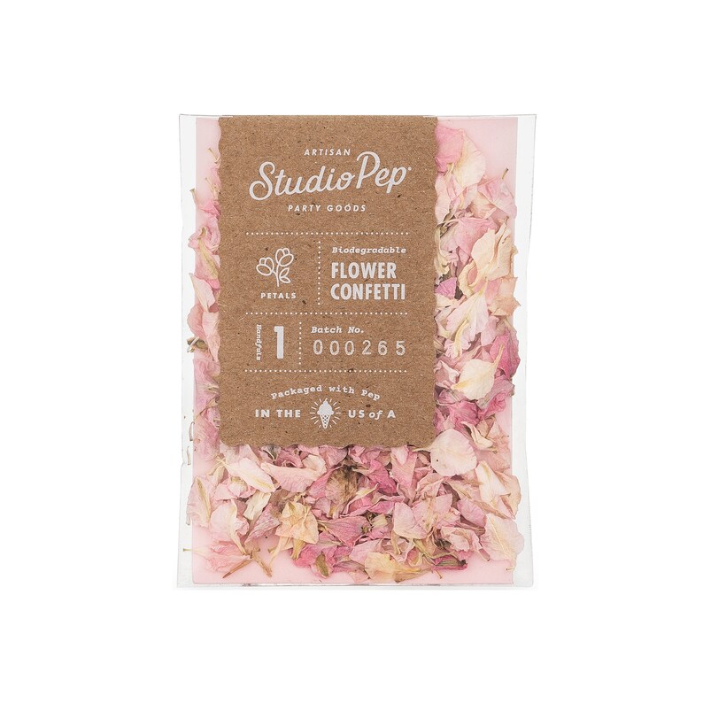 Valentine's Day Flower Petals Flower Confetti Blushing Petals Confetti 1 Handful