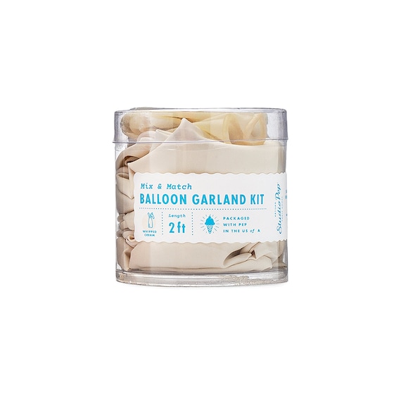 Whipped Cream Build Your Own Balloon Garland (22 Balloons / 2 ft