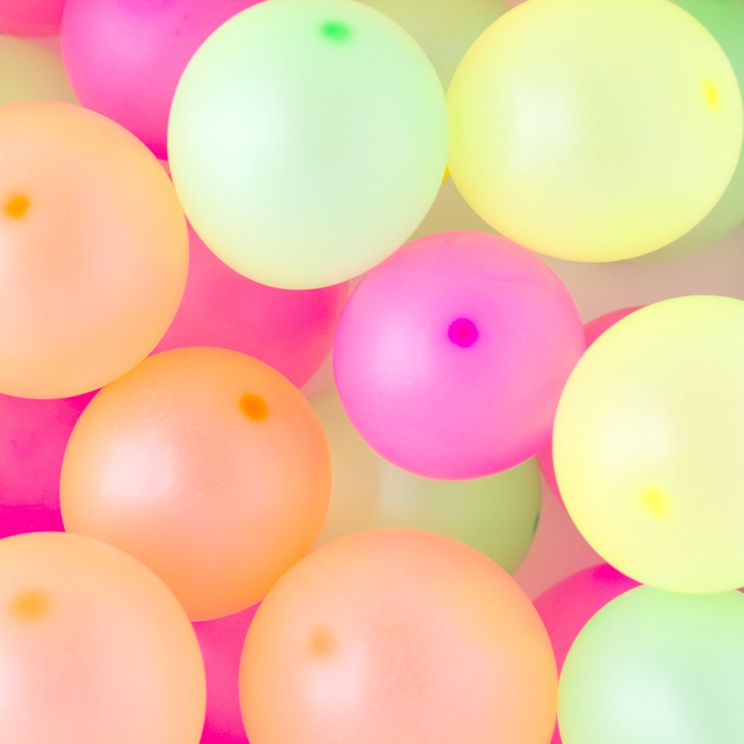 Neon Party, Neon Party Decorations, Neon Party Supplies, Neon Balloons