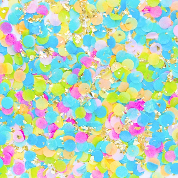 Fruit Birthday Party, Tutti Frutti Confetti, Twotti Frutti Birthday Decorations, Tutti Fruity Birthday - Happy Confetti Il_570xn
