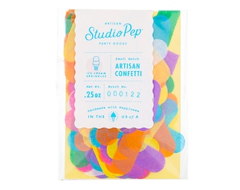 Sprinkles Artisan Confetti - Handmade with Happiness in the USA - Ice Cream Party - Sprinkles Confetti - The Original Sprinkles Confetti
