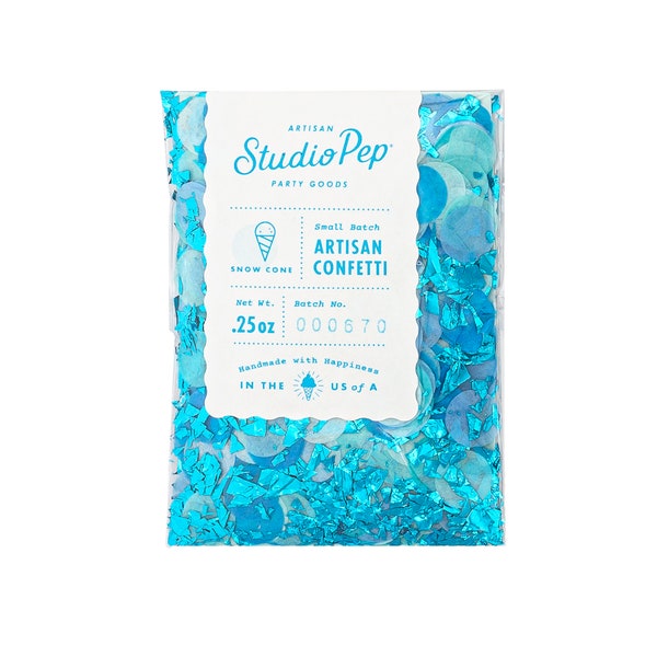 Snow Cone Confetti - Handmade with Happiness® in the USA - Snow Cone Confetti - Mix & Match Confetti