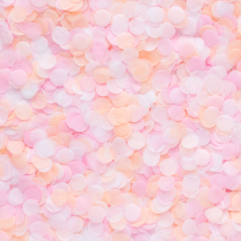 Girl Baby Shower Decorations Themes Pink Candy Confetti