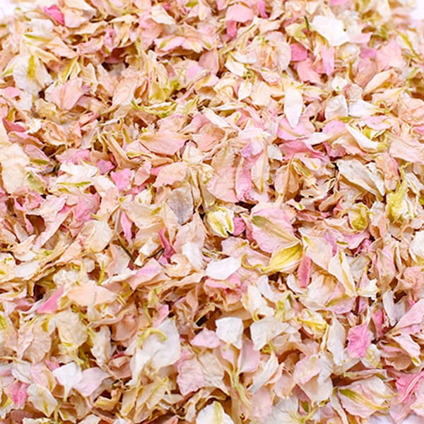 Pink Flower Petals, Flower Confetti Bulk, Biodegradable Confetti, Wedding Confetti - Blushing