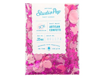 Bubblegum Confetti - Handmade with Happiness® in the USA - Pink Confetti - Mix & Match Confetti