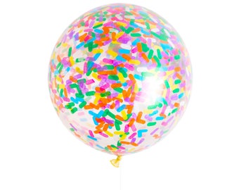 Sprinkles Jumbo Confetti Balloon - Handmade with Happiness® in the USA