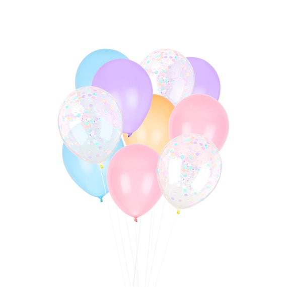 Butterfly Balloons - 12 Balloons, includes 3 pre-filled confetti balloons Il_570xn