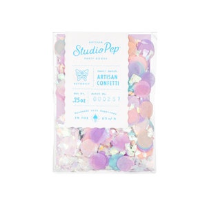 Butterfly Confetti - Feito à mão com Happiness® nos EUA - Festa de aniversário de borboleta - Decorações de festa de borboleta - Decoração de aniversário de borboleta