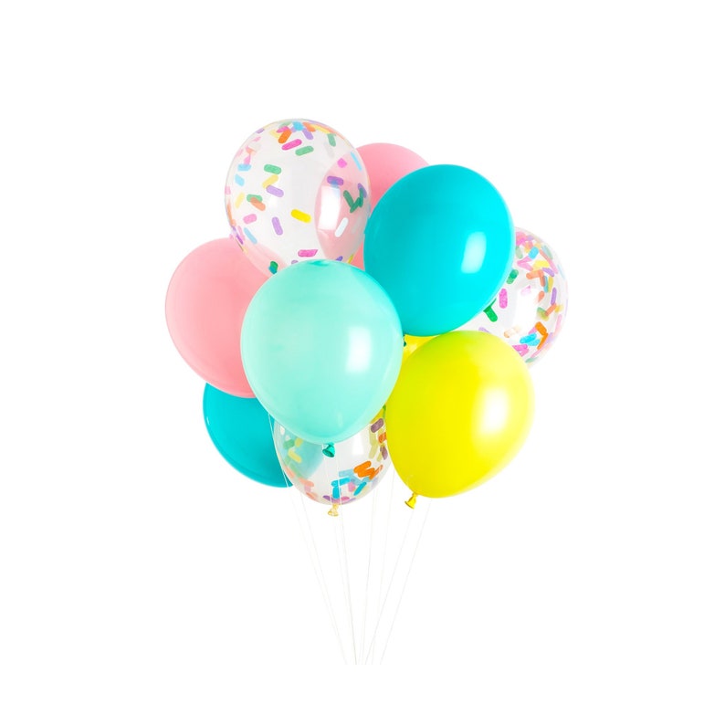 Ice Cream Balloons, Ice Cream Party Decorations, Sprinkle Balloons, Handmade with Happiness\u00ae in the USA