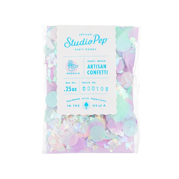 Mermaid Confetti - Handmade with Happiness® in the USA