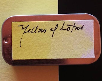 Yellow of Lotus Watercolor