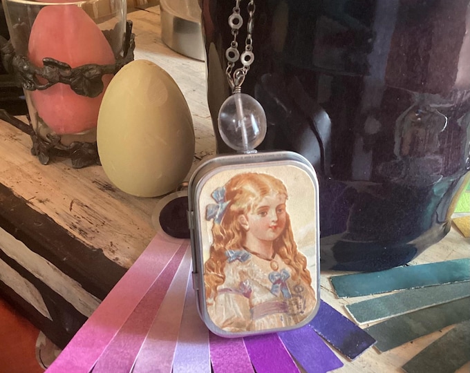 Featured listing image: A Summer’s Walk Watercolor Paint Set & Locket