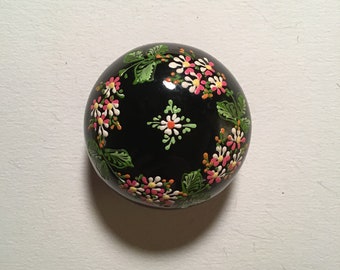 Enamel Floral Box