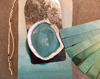 Rococo Blue Handmade Watercolor