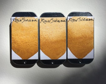Raw Sienna Watercolor