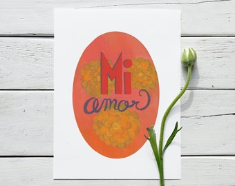 Mi Amor 8x10 Print