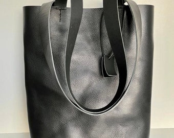 Black Leather Tote - Large Black Leather Bag - Black Leather Bag,Black Leather Tote, black leather tote